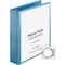 Business Source Ring Binder, Light Blue, Clear Sleeve BSN01642 - alternate 2