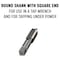 Drill America 3/4"-11-1/2 NGH High Speed Steel Garden Hose Threading Tap DWTNGH3/4TAP - alternate 5