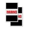 Signmission Insurance, Vinyl Decals Only 24 Inch x 36 Inch, Vinyl Decal, 2PK DSB-2436-2PACK-Insurance - alternate 1
