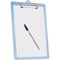 Acrimet 3 Pack Clipboard Letter Size Low Profile Clip & Side Rulers, Durable Plastic, Clear Blue, 3PK 134.2 - alternate 8