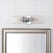 Jonathan Y Jules Edison 16.5" Cylinder 2-Light Iron/Seeded Glass Farmhouse Contemporary LED Wall Sconce, Chrome JYL7577D - alternate 10
