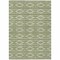 Homeroots 3' X 5' Green And Ivory Geometric Washable Indoor Outdoor Area Rug 599616 - alternate 8