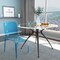 Leisuremod Murray Modern Dining Chair, Transparent Blue MC20TBU - alternate 4