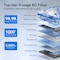 Mizudo 800 GPD, 9-Stage Reverse Osmosis Filtration System, 3:1 Pure to Drain, Smart LED Faucet WP800A0G - alternate 12