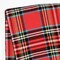 Homeroots 55" X 70" Red Black And White Plaid Cotton Blend Plaid Throw Blanket with Fringe 702224 - alternate 6