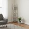 Homeroots 67" White Wood Five Tier Corner Bookcase 569061 - alternate 9
