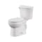 American Standard Complete Toilet, Round Front Bowl, 1.28 gpf Flush, 12 in Rough-In, 15 in H Rim, White 736DA101.020 - alternate 5