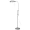 Homeroots 57" Nickel Adjustable Traditional Shaped Floor Lamp With Nickel Square Shade 526223 - alternate 1