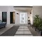 Vdomdoors Front Exterior Prehung FiberGlass Door Frosted Glass / Manux 8552 White Silk / Sidelight and Transo MANUX8552EXD-WS-W30+12 x H80+14-LH - alternate 4