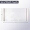Lavish Home Bath Towels 2PC 100% Cotton Towel Set Extra Large Quick Drying Bath Towels Absorbent Bath Sheets 67-0022-WTBS - alternate 10