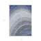 Homeroots 8' X 10' Denim Blue And Navy Blue Abstract Washable Indoor Outdoor Area Rug 577292 - alternate 9