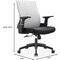 Leisuremod Brio Modern Office Chair with Adjustable Swivel Cotton Upholstered Task Chair BO60W - alternate 7