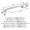 Amerock Fairfield 6-5/16 inch (160mm) Center-to-Center Polished Chrome Cabinet Pull, 25PK 25VMP3722226 - alternate 4