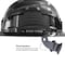 Klein Tools Hard Hat, REFLEKTOR Black Chrome, Vented Full Brim, Class C, Headlamp 60996 - alternate 8