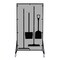 5S Supplies Housekeeping Shadow Board Broom Station V10, Gray / Black, Kit, No Text HSB-V10-GRAY/BLACK-KIT-NO TEXT - alternate 1