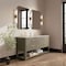 James Martin Vanities Lucian 72" Double Vanity, Pebble Oak, w/ 3 CM Siberian Silestone Widespread Top D704-V72-PBO-WSFR - alternate 6