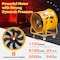 Iliving Yellow 24 in. Utility Blower Exhaust Warehouse Ventilator Floor Fan, 2000-Watt, 1720RPM ILG8VF24 - alternate 10