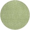 Homeroots 8' Green Black And Ivory Round Geometric Washable Indoor Outdoor Area Rug 596730 - alternate 7