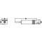 Siemens rear connection stud flat long, 1 unit accessory for: 3VA61/62 3VA9241-0QE20 - alternate 3