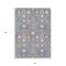 Homeroots 5' X 8' Lavender Blue And Green Oriental Washable Indoor Outdoor Area Rug 598059 - alternate 7