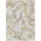 Homeroots 5' X 8' Ivory Gold And Brown Abstract Washable Indoor Outdoor Area Rug 600097 - alternate 6