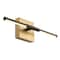 Jonathan Y McKenna 16.25" Modern Minimalist Dimmable Integrated LED Metal Wall Sconce, Oil Rubbed Bronze/Brass G JYL7039F - alternate 1