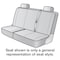 Dash Designs 2014-2014 FORD F-150 - 2ND ROW BENCH CUSTOM SEAT COVERS K371-04-2QCH - alternate 2