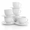 Elama Charlotte 6 Piece Mug Set in White EL-CHARLOTTE6PC - alternate 8