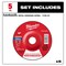 Milwaukee Tool Grinding Wheel, 5" dia., PK5 49-94-0610 - alternate 9