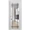 Sartodoors Solid French Door Clear Glass, Lucia 2266 White Silk and Aluminum Strips, Single Regular Panel Fra LUCIA2266ID-WS-30 x 80-Butterfly - alternate 1