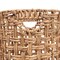 Happimess Lasuna Coastal Bohemian Water Hyacinth Handwoven Checker Weave Nesting Baskets w/Handles, Natural,  BSK2033A-3SET - alternate 4