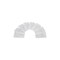 Keeney Toilet Shim, Hard Nylon White K836-49 - alternate 2