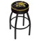 Holland Bar Stool Co 30" 4" Wichita State Cushion Seat, Blk Wrinkle Base Swivel Bar Stool L8B130WichSt - alternate 1
