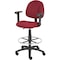 Boss Drafting Stool (B315-By) W/Footring And Adjustable Arms B1616-BY - alternate 1