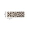 Homeroots 5" X 5" Cream And Black Mosaic Peel And Stick Removable Tiles 390774 - alternate 3