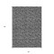 Homeroots 5' X 8' Gray Charcoal And Silver Floral Washable Indoor Outdoor Area Rug 581895 - alternate 4