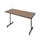 Regency Kobe T-Base Training Seminar Table, 72 in W, 30 in L, Noble Oak MKTRCT7230NO - alternate 1