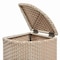 Happimess Chloe 15.56-Gallon All-Weather Wicker/Metal Corner Hideaway Outdoor Trash Can, Light Pink/White HPM1200D - alternate 8