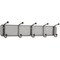 Safco Onyx Mesh Wall Racks, 5 Hook, Steel 6403BL - alternate 2