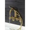 Kingston Brass Wall Mount Clawfoot Tub Faucet, Brushed Brass AE8457CG - alternate 5