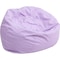 Flash Furniture Bean Bag Chair, 30 in W 30" L 18" H DG-BEAN-SMALL-DOT-PUR-GG - alternate 1
