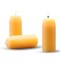 Kings County Tools Pure Beeswax Candles 3-Pack Natural Bees Wax Pillar Candles with 12 Hour Burn Time GW16A01-14 - alternate 1