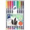 Staedtler Triplus Fineliner 10-piece Porous Point Pens, 0.3 mm Fine Pen Point, Water Based 334 SB10A6 - alternate 2
