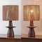 Jonathan Y Rickie 19" Bohemian Coastal Sculptural Resin w/Hand-Woven Paper Rope Drum Shade LED Table Lamp, , 2PK JYL5509B-SET2 - alternate 6