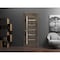 Sartodoors Solid French Door Frosted Glass Oak 24x84 Solid Core Modern Interior QUADRO4088ID-AKA-2484 - alternate 1