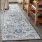 Jonathan Y Modern Persian Vintage Medallion Blue/Light Gray 2 ft. x 8 ft. Runner Rug MDP106A-28 - alternate 1