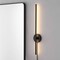 Jonathan Y Anton 27.3 in. 1-Light Modern Minimalist Iron Adjustable Bar Integrated LED Plug-In Sconce, Black JYL7136A - alternate 11