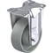 Zoro Select Plate Caster, Rigid, 4 11/16"H B-POG 89KA-12 - alternate 1