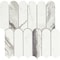 Daltile Eclessia Marble Natural Stone Elongated Fan Mosaic Polished, 9.60 SQFT Per Carton, 10PK M345ELFANMSPL - alternate 1