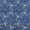 Homeroots 8' X 10' Navy Blue And Ivory Geometric Washable Indoor Outdoor Area Rug 614092 - alternate 7